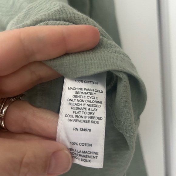 Vineyard Vines Sage Green Hoodie tee - Picture 5 of 7